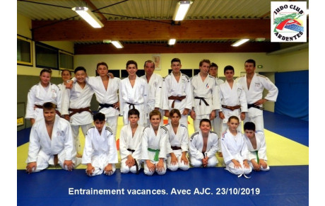 Du beau monde à l'entrainement vacances !