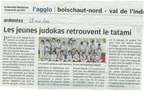 Le JC Ardentes dans la presse !