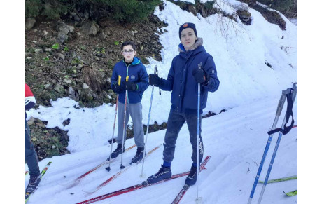 2 ardentais en stage à la montagne !