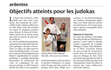 100e licencié dans la Presse !