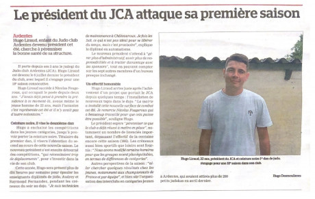 Notre président mis à l'honneur !