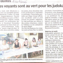 Dans la presse !